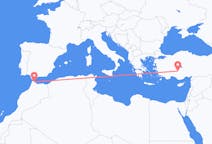 出发地 摩洛哥出发地 得土安目的地 土耳其科尼亞的航班