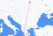 Fly fra Lviv til Cephalonia