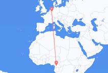 Flyreiser fra Yaoundé, Kamerun til Duesseldorf, Tyskland
