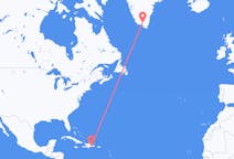 Flights from Santo Domingo, Dominican Republic to Narsarsuaq, Greenland