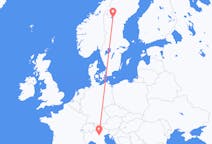 Flyg från Östersund, Sverige till Verona, Italien
