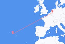 Fly fra Eindhoven til Horta, Azores
