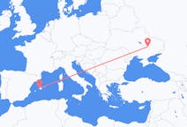 Flights from Palma de Mallorca, Spain to Dnipro, Ukraine