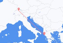 Flyreiser fra Zürich, Sveits til Korfu, Hellas
