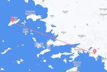 Flyreiser fra Ikaria, Hellas til Dalaman, Tyrkia