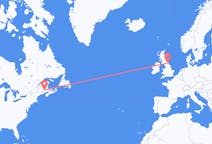 Flights from Fredericton, Canada to Newcastle upon Tyne, England