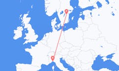 Flights from Linköping, Sweden to Genoa, Italy