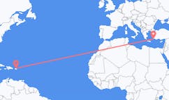 Flights from San Juan to Rhodes