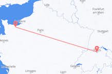 Flights from Caen to Zurich