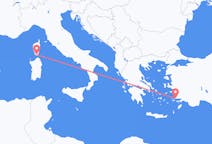 Flights from Figari to Bodrum