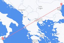 Flights from Varna, Bulgaria to Catania, Italy