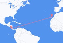 Flights from Nosara to Lanzarote