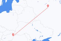 Flyreiser fra Debrecen, Ungarn til Moskva, Russland