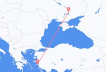 Vols depuis la ville de Zaporojie vers la ville de Samos