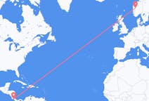 Flights from Quepos, Costa Rica to Sogndal, Norway