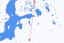 Voli da Minsk, Bielorussia a Joensu, Finlandia
