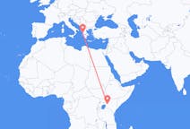Flyg från Eldoret, Kenya till Preveza, Grekland