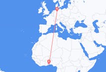 Flyrejser fra Lomé, Togo til Hannover, Tyskland