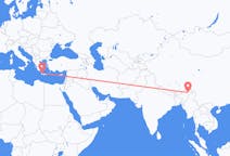 Flights from Dibrugarh, India to Chania, Greece