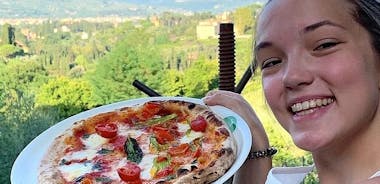 Pizza- og gelato-madlavningskursus på en gård i Toscana fra Firenze