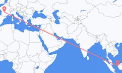Flights from Pontianak, Indonesia to Brive-la-Gaillarde, France