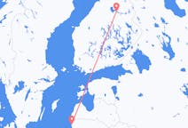 Flyg från Palanga, Litauen till Kajana, Finland