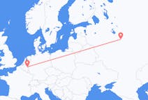 Fly fra Ivanovo til Maastricht