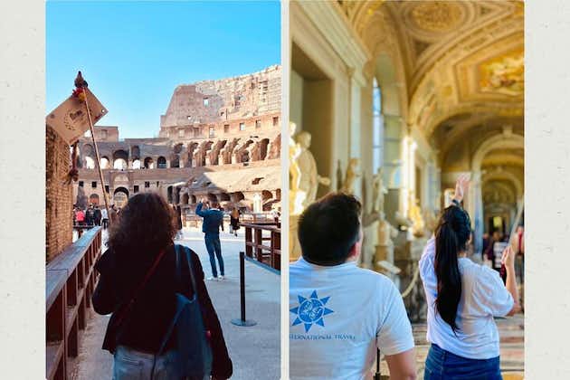 Supersaver: Colosseum Express con tour condiviso di Arena e Musei Vaticani
