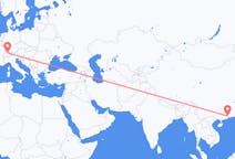 Flyg från Guangzhou till Zürich