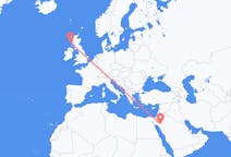 Flights from Tabuk, Saudi Arabia to Tiree, the United Kingdom