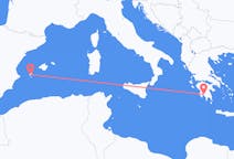 出发地 希腊出发地 卡拉马塔目的地 西班牙埃维萨的航班