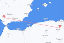 アルジェリアのから バトナ、スペインのへ セビリアフライト