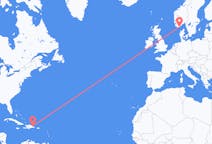 Flyreiser fra Samaná, den dominikanske republikk til Kristiansand, Norge