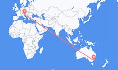 Flyrejser fra Merimbula, Australien til Rijeka, Kroatien