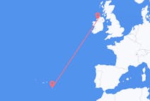 Flights from Santa Maria Island, Portugal to Donegal, Ireland