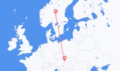 Vluchten van Rörbäcksnäs, Zweden naar Bratislava, Slowakije
