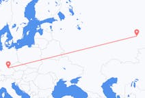 Flyrejser fra Jekaterinburg, Rusland til Nürnberg, Tyskland