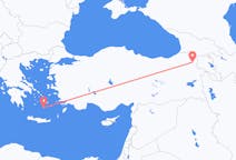 Flights from Santorini, Greece to Kars, Turkey