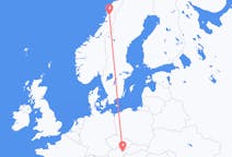 ตั๋วเครื่องบินจากเมืองMosjøenไปยังเมืองVienna