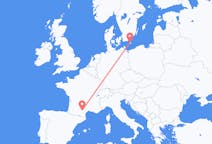 Flights from Castres, France to Bornholm, Denmark