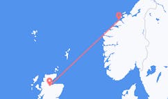 Flights from Kristiansund to Inverness