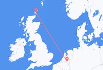 Flyg från Kirkwall, Skottland till Eindhoven, Nederländerna