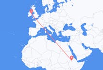 Flyreiser fra Gonder, Etiopia til Dublin, Irland