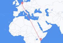 Flyrejser fra Mombasa til Duesseldorf