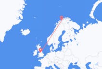 Flights from Sørkjosen, Norway to Manchester, England