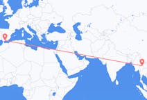 Flights from Chiang Rai Province, Thailand to Málaga, Spain
