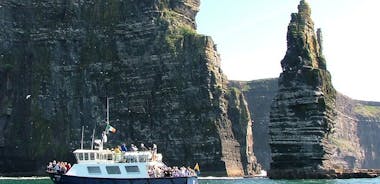 From Galway: Aran Islands & Cliffs of Moher including Cliffs of Moher cruise.