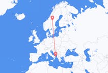 Flights from Brindisi, Italy to Östersund, Sweden