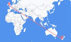 Flights from Queenstown, New Zealand to Exeter, the United Kingdom