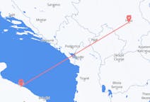 Flyreiser fra Niš, Serbia til Bari, Italia